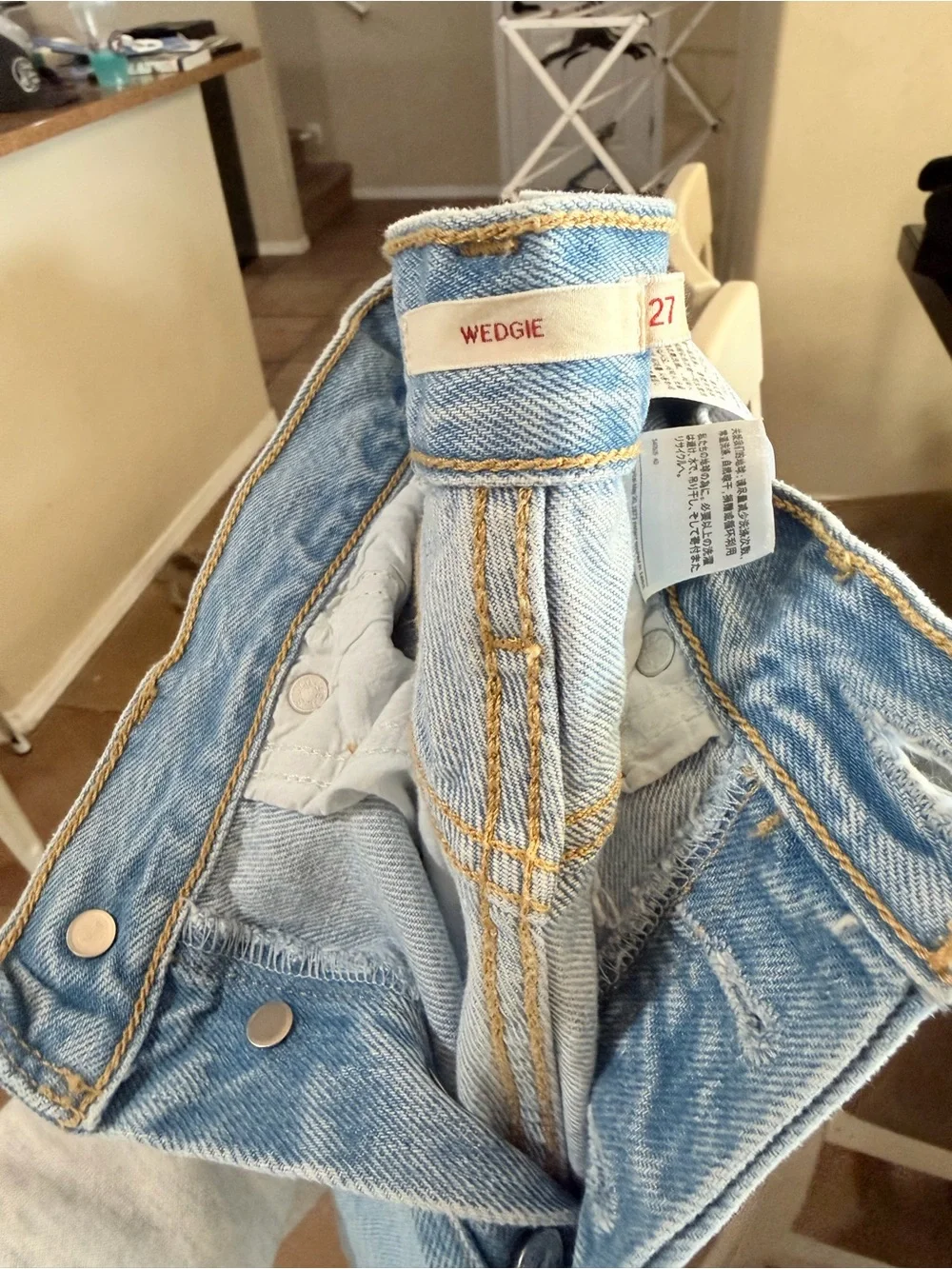 Levi's Light Blue Women’s Wedgie Jeans -